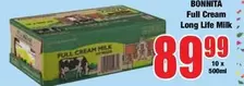 Bonnita - Full Cream Long Life Milk