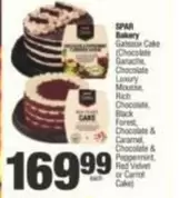 Spar - Gateaux Cake
