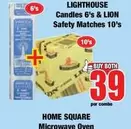 Lion - Candles & Safety Matches