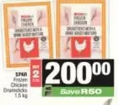 Spar - Frozen Chicken Drumsticks