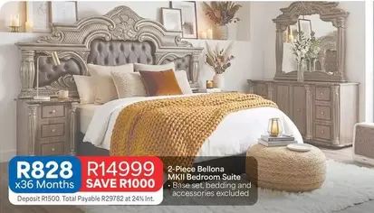 Total - 2-Piece Bellona MkII Bedroom Suite