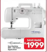 Sew Machine 889 - 43X Stitch Application
