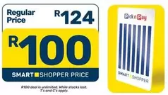 Pick n Pay - SMART SHOPPER PRICE