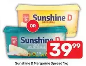 Sunshine D Margarine Spread