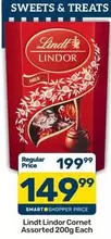 Lindt - Lindor Cornet Assorted