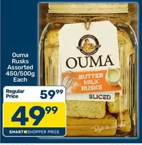 Butter Milk Rusks Sliced