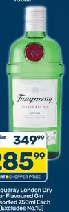 Tanqueray - London Dry or Flavoured Gin
