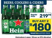 Heineken - Lager, Silver or 0% Alcohol