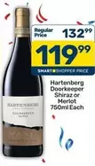 Hartenberg - Doorkeeper Shiraz or Merlot