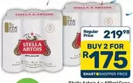 Stella Artois - 6 x 410ml Cans