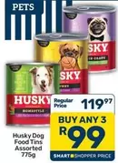 Husky - Dog Food Tins