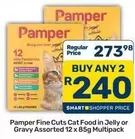 Pamper - Fine Cuts Cat Food in Jelly or Gravy