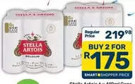 Stella Artois - 6 x 410ml Cans