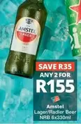 Amstel - Lager/Radler Beer NRB 6x330ml
