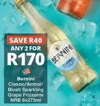 Bernini - Classic/Amber/Blush Sparkling Grape Fizzante