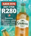Savanna - Dry/Angry Lemon Premium Cider