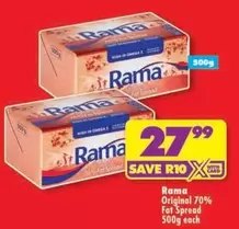 Rama - Original 70% Fat Spread