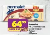 Parmalat - Full Cream Processed Cheese Slices All Variants