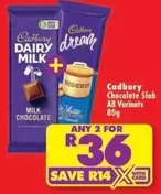 Cadbury - Chocolate Slab
