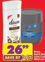 Dawn - Hand & Body Lotion/Cream