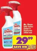 Mr. Sheen - Daily Surface Cleaner & Disinfectant 500ml