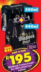 Windhoek - Premium Draught Beer