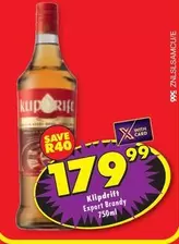 Klipdrift - Export Brandy 750ml
