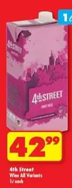 4th Street - Wine All Variants