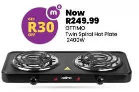 Ottimo - Twin Spiral Hot Plate 2400W
