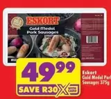 Eskort - Gold Medal Pork Sausages