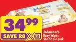 Johnson's - Baby Wipes