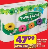 Twinsaver - 1-Ply Toilet Rolls