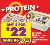 Supreme - Chicken Frozen Chicken Livers