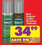 Brut - Deodorant For Men