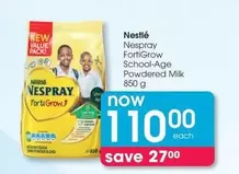 Nestlé - Nespray FortiGrow School-Age Powdered Milk