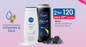 Nivea - Shower Oil 300 ml or Shower Gel 500 ml