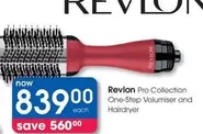 Revlon - Pro Collection One-Step Volumiser and Hairdryer