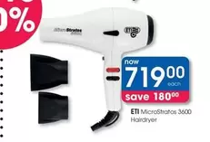 MicroStratus 3600 Hairdryer