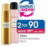 Switch - Perfume Body Spray