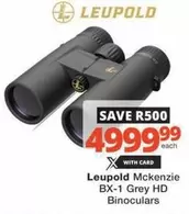BX-1 Grey HD Binoculars