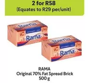 Rama - Original 70% Fat Spread Brick