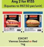 Eskort - Viennas Smoked or Red