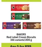 Bakers - Red Label Cream Biscuits