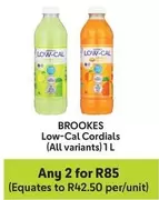 Brookes - Low-Cal Cordials