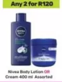 Nivea - Body Lotion OR Cream