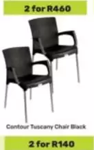 Contour Tuscany Chair Black