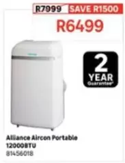 Alliance Aircon Portable 12000BTU 81456018