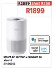 Xiaomi - smart air purifier 4 compact eu
