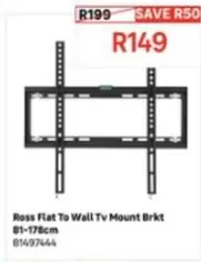 Flat To Wall TV Mount Brkt 81-178cm B1497444