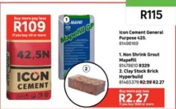 Icon Cement General Purpose 425. 81498169